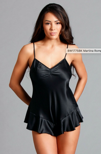 Martina Romper (Black)